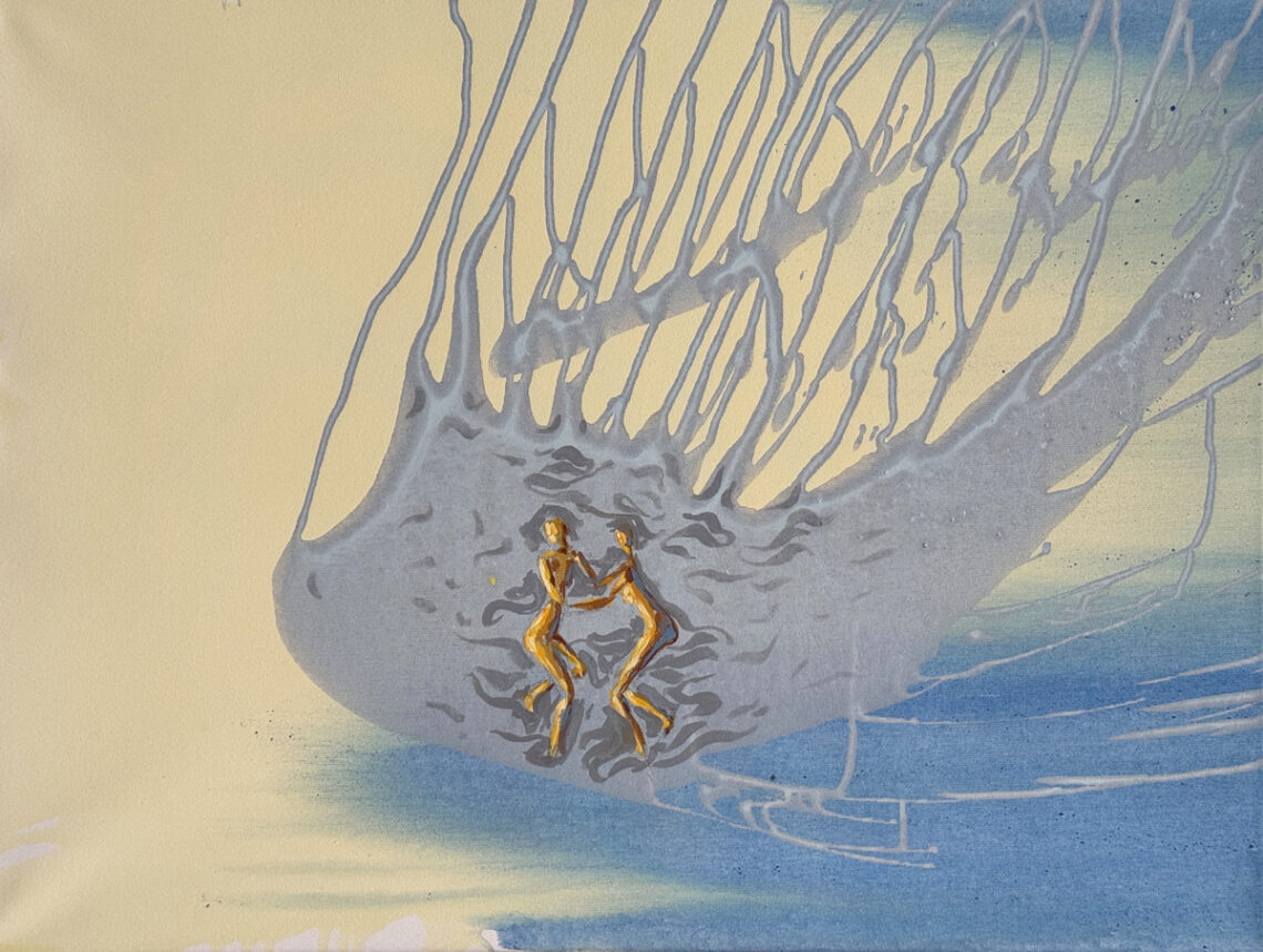Bild 12 60x45, Acryl, Öl auf Leinwand