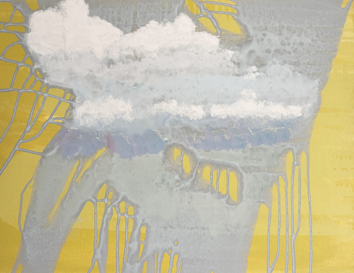 Bild 14 60x45, Acryl-Gouache auf Leinwand