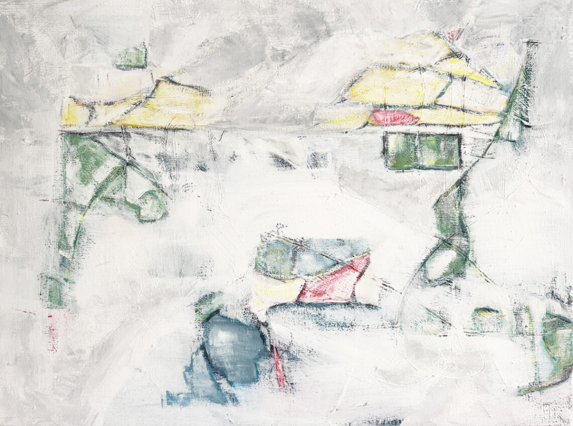 Bild 21 80x60, Acryl auf Leinwand