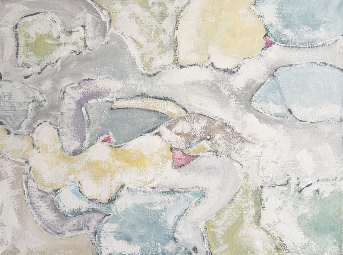 Bild 22 - 80x60, Acryl auf Leinwand