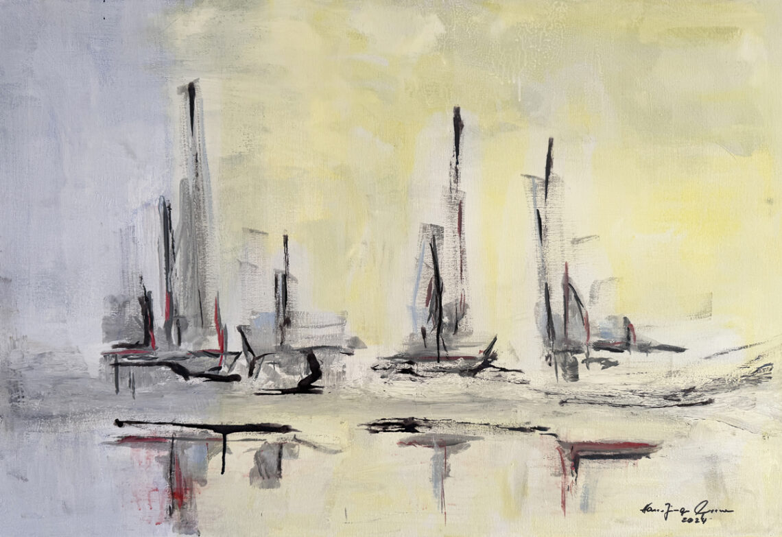 Bild 32 - 90x70, Acryl auf Leinwand