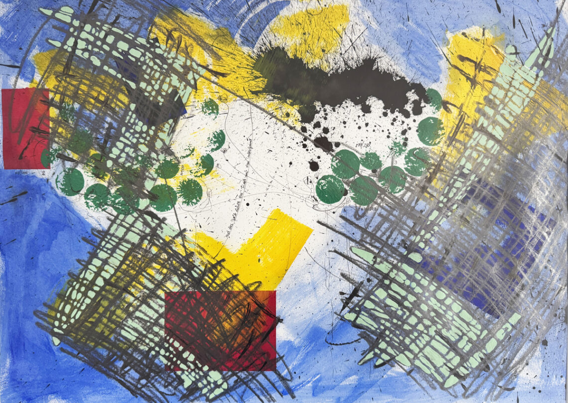 Bild 38 - 70x50, Mischtechnik auf Karton