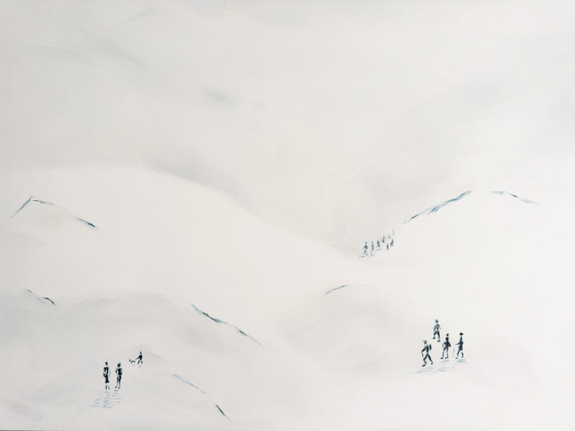 Bild sw4- 80x60, Acryl, MT auf Leinwand