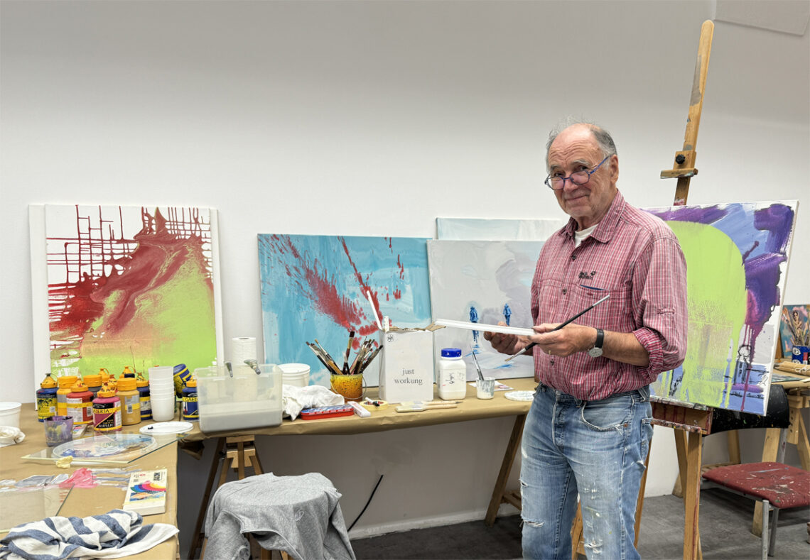 Bild vom Maler und Fotograf Hans-Jürgen Gessner Nürnber